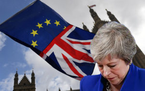 British economy gloomy with the uncertainty over Brexit.